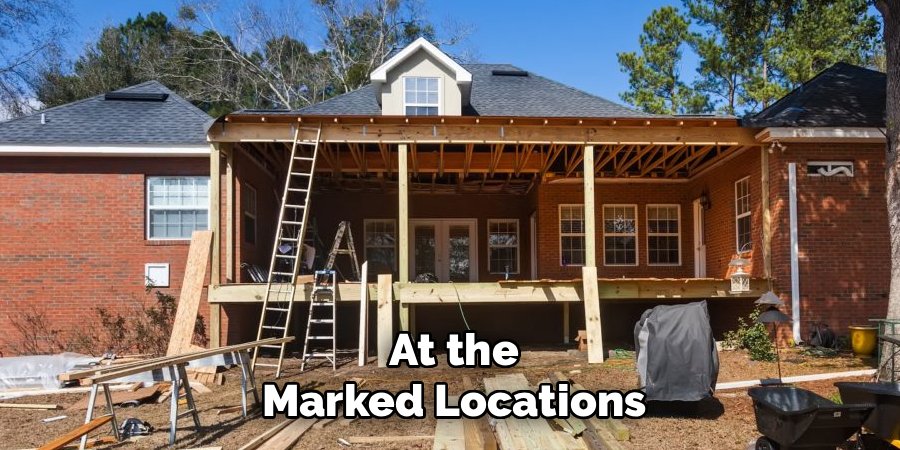 At the
Marked Locations