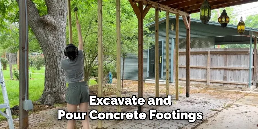 Excavate and Pour Concrete Footings