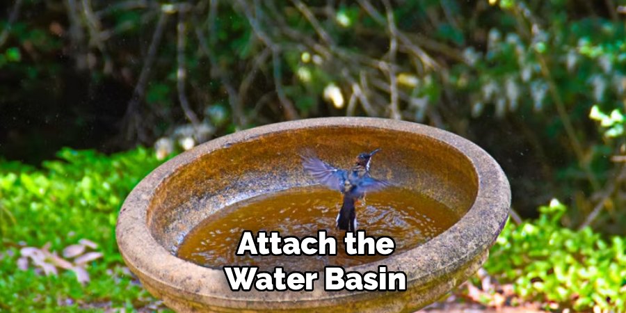Attach the Water Basin