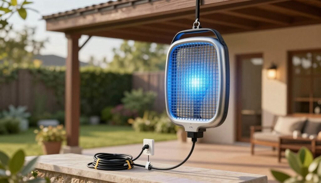 electric bug zapper safety