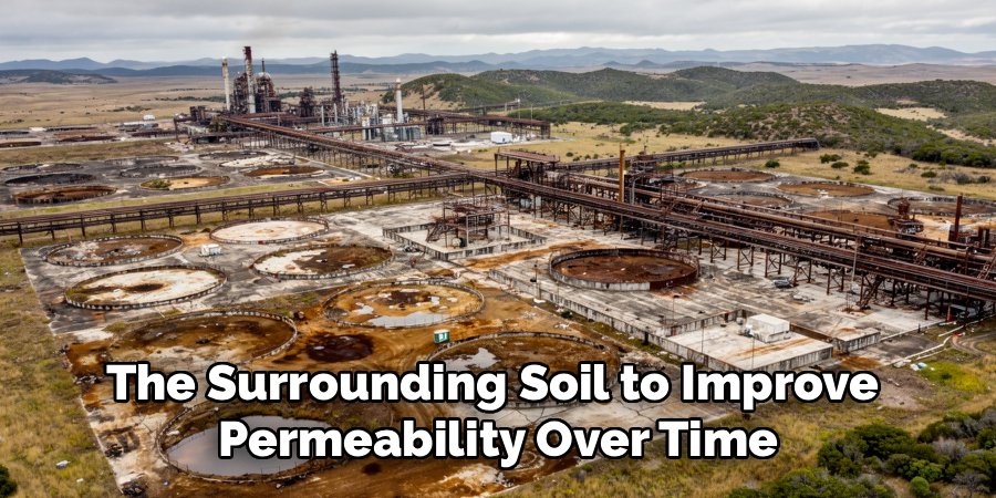 The Surrounding Soil to Improve 
Permeability Over Time