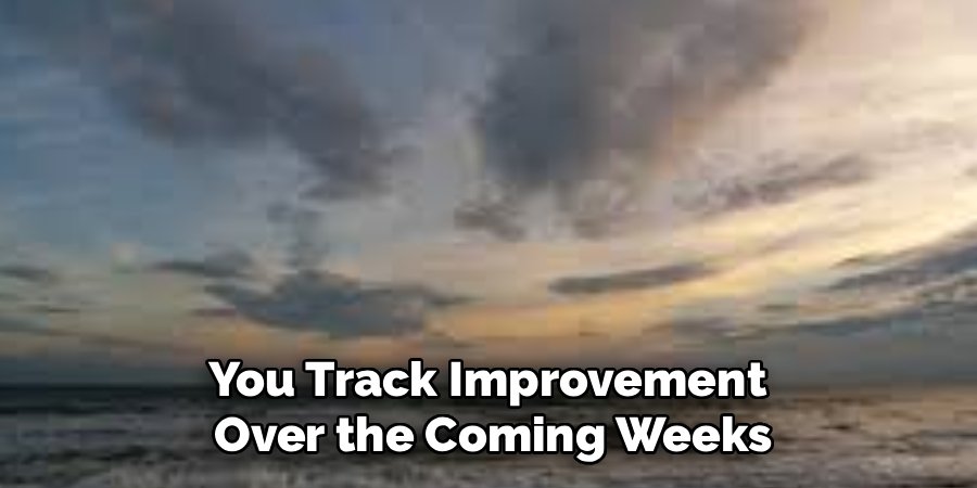 You Track Improvement 
Over the Coming Weeks
